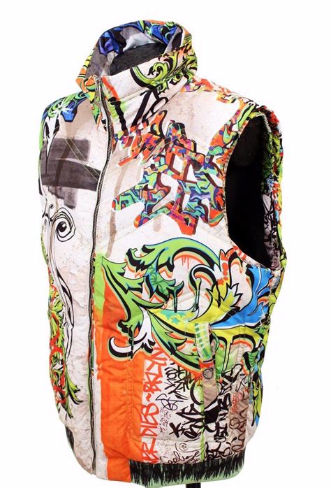 versace graffiti daunenjacke|net a porter versace jacket.